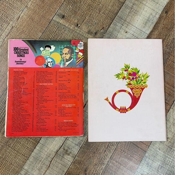 Christmas Greetings 100 Greatest Christmas Songs Organ Music Book Notes Holiday - Picture 2 of 9